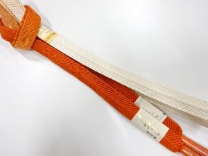 未使用品　正絹　手組帯締め